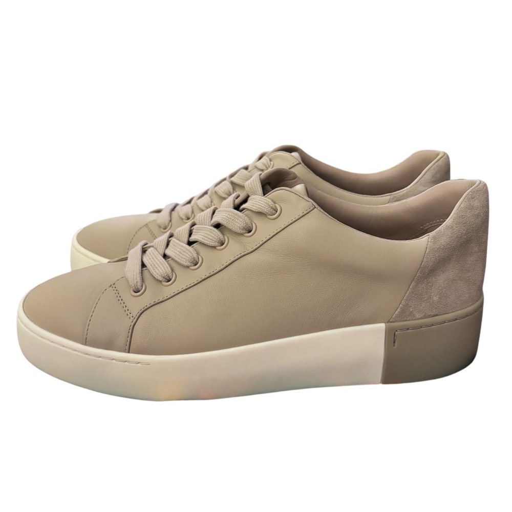 Vince Bensley Women's Platform Leather Sneaker 8.5